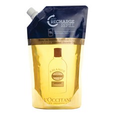 록시땅 아몬드 모이스쳐라이징 샤워오일 에코 리필, 500ml, 1개