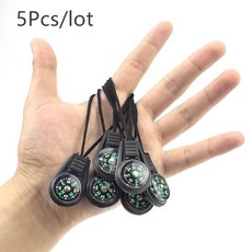 5 개/몫 미니 나침반 생존 야외 캠핑 하이킹 포켓 네비게이터 모험 승마 도구 CARABINER 등산 장비, 5PCS|CHINA