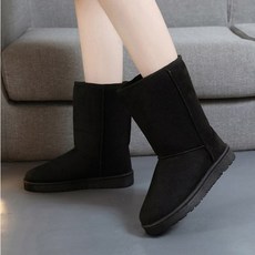 여자 겨울 방한화 털부츠 가죽 스웨이드 퍼 털신발 어그부츠 230-260
