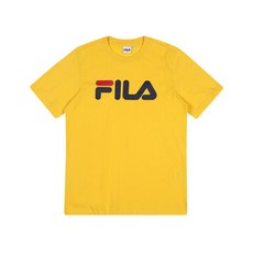 FILA 공용 리니어 로고 반팔 티셔츠 FS2RSB2001X_YEW