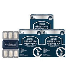리얼닥터 어골칼슘 마그네슘 비타민D 아연 PGA 폴리감마글루탐산 영양제 60g, 3개