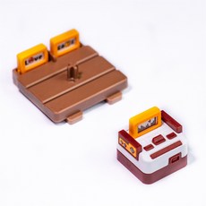 클래식 레트로 FC FAMICOM 플라스틱 키 캡 호환 액슬 스위치 체리 MX/크로스 칼럼 액슬/호환 액슬 스위치 기계식 키보드를위한 기계식 키보드, 한개옵션1
