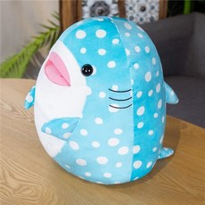 우영우고래 냉감인형 만화 해양 생물 상어 물고기 플러시 장난감 kawaii 방 장식, 43cm, 고래