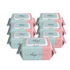 미엘 저자극 물티슈 클래식 캡형 100매 20팩 평량 50g
