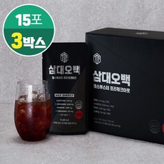 삼대오백 헬스 부스터 에너지 드링크 아르기닌 타우린 블랙마카, 15포 x 3박스