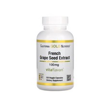 CGN 캘리포니아골드뉴트리션 포도씨추출물 100mg 120베지캡슐 Polyphenol