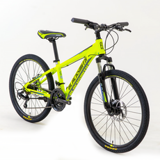 2022 블랙스미스 페트론 2.4 입문용 MTB 자전거 알루미늄 시마노 21단 24인치 산안인증프레임 기계식디스크브레이크 무료조립, 네온그린/블랙, 14인치, 무료조립+무료배송