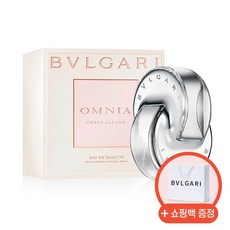 불가리 옴니아 크리스탈린 EDT 40ml + 불가리 쇼핑백, 없음