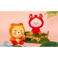 (당일발송) 카카오프렌즈 타이거 에디션 코스튬 인형 라이언 어피치, 타이거 에디션 라이언
