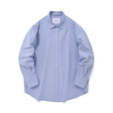 COVERNAT C 로고 옥스포드 셔츠 라이트 블루 CO2301SH02LB