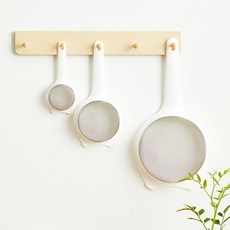도블레 곰돌이 거름망 채반 채망 체 이유식 만들기 준비물 초기 중기 후기 언니곰 100mm 화이트