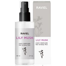 라비엘 코지 퍼퓸 헤어 앤 바디 미스트 릴리머스크향, 80ml, 1개