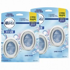 페브리즈 화장실용 비치형 상쾌한 비누향 6ml 2입 화장실탈취제 본품, 2개