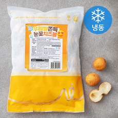 바른웰 우리쌀 쫀득 눈꽃치즈볼 34개입 (냉동), 1kg, 1개