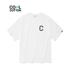 커버낫 COVERNAT C 로고 티셔츠 화이트