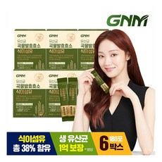 GNM 유산균 곡물발효효소 식이섬유 6박스 (총 6개월분), 90g, 1세트