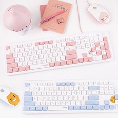 카카오프렌즈 유선 키보드 마우스 세트, 라이언