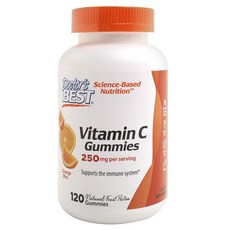 닥터스베스트 비타민 C 250mg 오렌지 블리스 구미 비건, 120개입, 1개