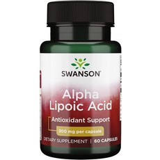 알파 리포산 항산화 보호는 건강한 혈당 보조제 300 mg 60 캡슐을 촉진합니다.