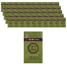 댕기머리 모발보호 서린 여행용샴푸 휴대용샴푸 일회용샴푸 한방샴푸, 1세트