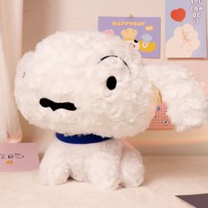 흰둥이 인형 짱구 흰둥이 캐릭터 강아지인형, 29cm, 흰둥이인형