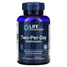 Life Extension 투 퍼 데이 태블릿 60정, 60 개