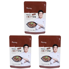 백쿡 백종원의 소불고기양념 소스 160g x 3개