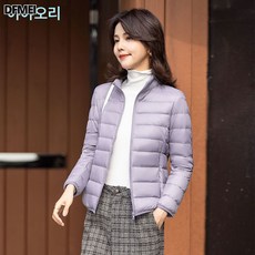 DFMEI 얇은 패딩 여 가볍고 얇은 숏 코트 겨울 여성