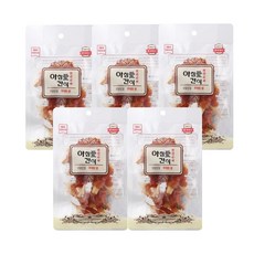 아침애간식 강아지 수제간식 70g, 북어 + 닭가슴살 혼합맛, 5개