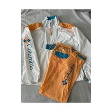 컬럼비아바람막이 초경량 Columbia Anorak Wind Jacket and Wind Pants Size Men Medium 2 Pieces