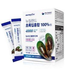 뉴트라라이프 뉴질랜드 초록입홍합 스페셜 4000 100퍼센트 환, 4g, 30개