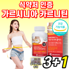 탄수화물 컷팅제 식약청 인증 L 카르니틴 가르시니아 엘 l- 카르티닌 식약처 인정 다이어트 보조제 내장 복부 피하 지방 뱃살 체지방 감소 도움 hca 가르시아 약 X 영양제 사은품, 3+1병 *단 3일간!*, 900mgX112정