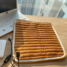 식물성 탄소섬유 황토 난방방석 (3세대 난방 DC5 V 직류전기 전자파제로 원적외선방출 저온화상위험제로)