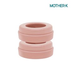 마더케이 369 일회용젖병 스크류 2P 연핑크, 단품