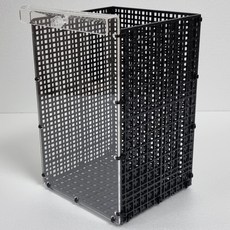 루바망 부화통 큐브형 아크릴 루바망 자연출산 폭번부화통, 가로 15cm. 세로 15cm. 높이 20cm