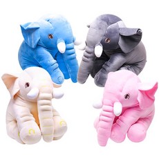 기프트앤돌 정품 대형 코블리 코끼리 애착 모찌 봉제인형 60cm, 아이보리