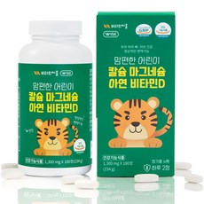 비타민마을 맘편한 어린이 칼슘 마그네슘 아연 비타민D 234g, 180정, 1개