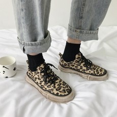 JCP 빈티지 레오파드 스니커즈
