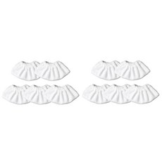 10pcs 빨 수있는 교체 면화 테리 천 커버 패드 딱딱한 SC2 SC3 SC4 SC5 스팀 청소기 손 도구, 하얀, 하나