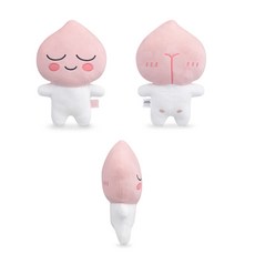 카카오프렌즈 어피치 미니 플랫 쿠션 등받이 인형 어린이 유아 장난감 용품 캐릭터 보드라운 애착인형