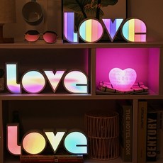 LED 네온사인 무드등 테이블등 LOVE 러브 사인, Style 3