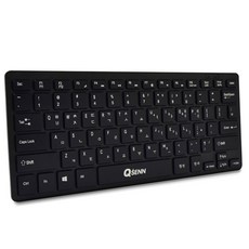 큐센 미니 키보드, K6000, QSENN 유선 미니 키보드 K6000 (블랙)