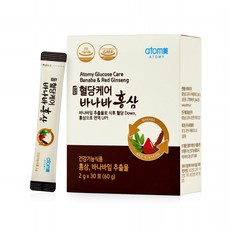 애터미 혈당케어 바나나 홍삼 2g x 30포