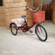 엄마 아빠 안전 세발 자전거 3발 어른용 성인 삼륜 어르신, 옵션13