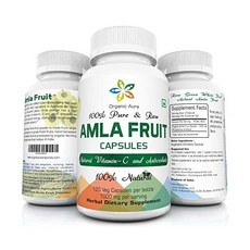 Organic Aura AMLA Capsules 1000mg 120캡슐 비타민 C