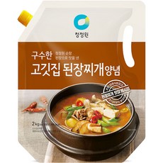 대상 청정원 구수한 고깃집 된장찌개 양념, 1개, 2kg