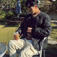 남녀공용 오버핏 누빔 패딩점퍼 /퀼팅자켓 /깔깔이 /도툼한 볼륨감 넉넉한 충전재 한겨울까지 /비욘 (BUEHN)