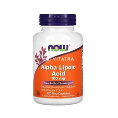 Now foods 나우푸드 알파리포산 100mg 120 베지캡슐