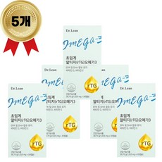 닥터린 초임계 알티지 오메가3, 30캡슐×5개
