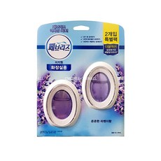 페브리즈 화장실용 비치형 은은한 라벤더향 6ml x 2입 더블액션 욕실 방향제
